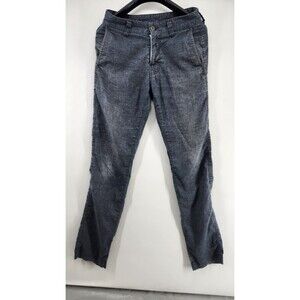 PrAna Bridger Mens 28 X 32 Gray Hemp Blend Slim Fit Pants